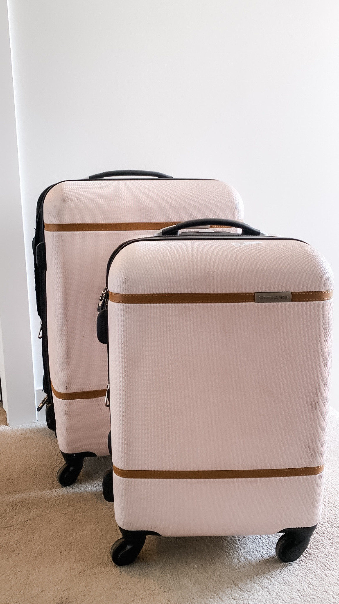 We’ve traveled QUITE a bit over the years (lol) and these past few years with my samsonites have changed the game! (I can’t find these exact ones anymore, they could be discontinued?, but I’ve had my eye on the ones I’ve linked for any future purposes!!!)

#LTKItBag #LTKTravel #LTKFamily