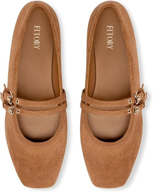 FITORY Mary Jane Shoes Women, Dress Ballet Flats Work Business Casual | Amazon (US)