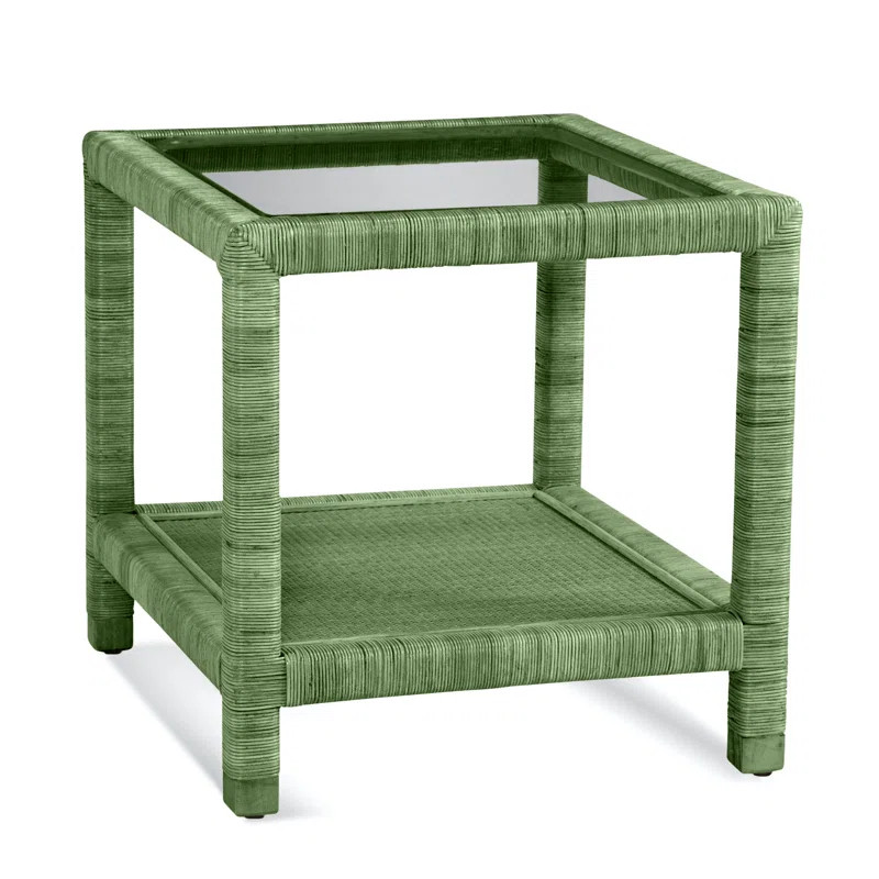 Napa Glass Top End Table | Wayfair North America