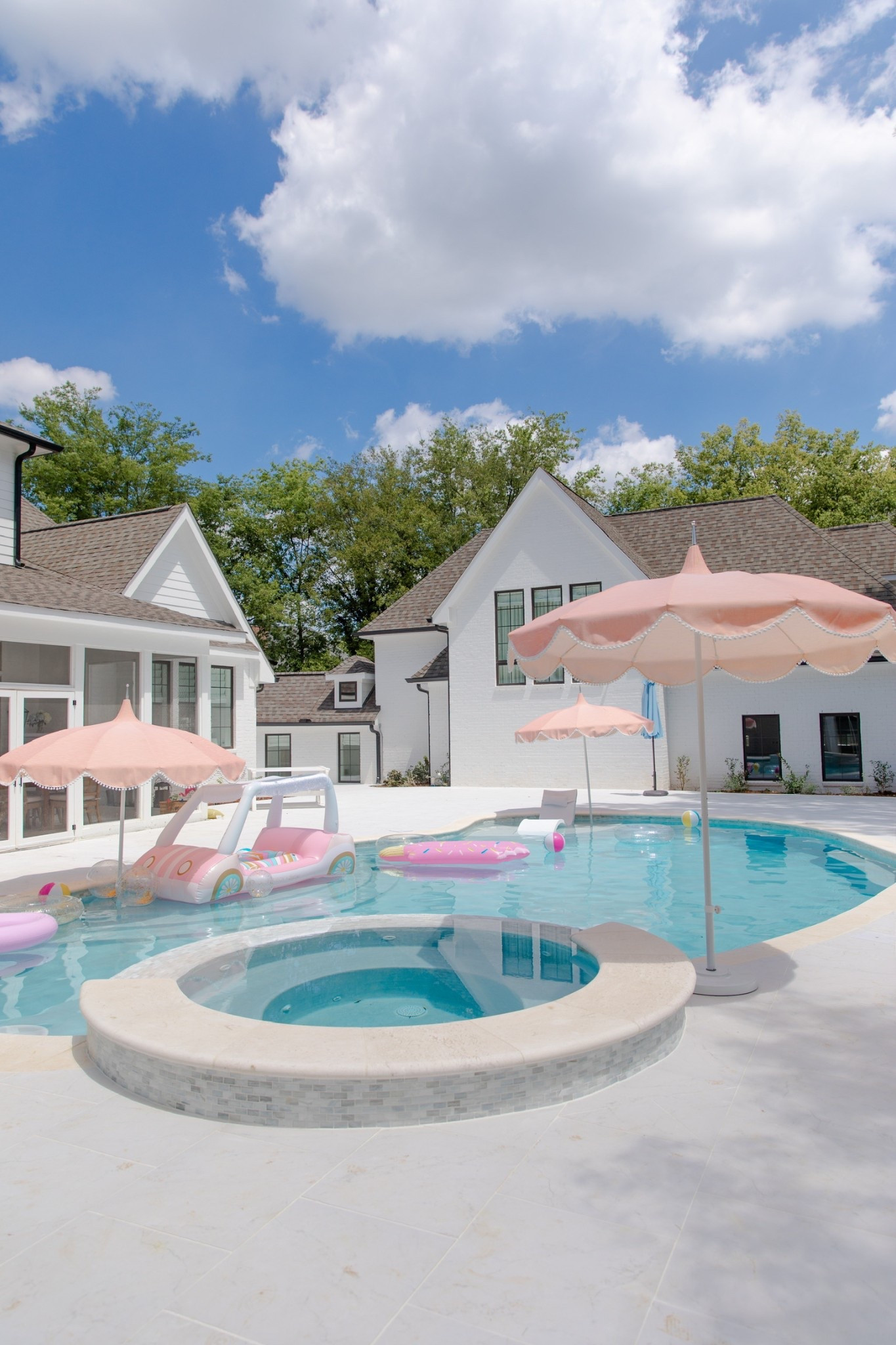 The kids absolutely love this pink pool area! Linked their fun floaties too 🩷☀️

#LTKSeasonal #LTKHome #LTKKids