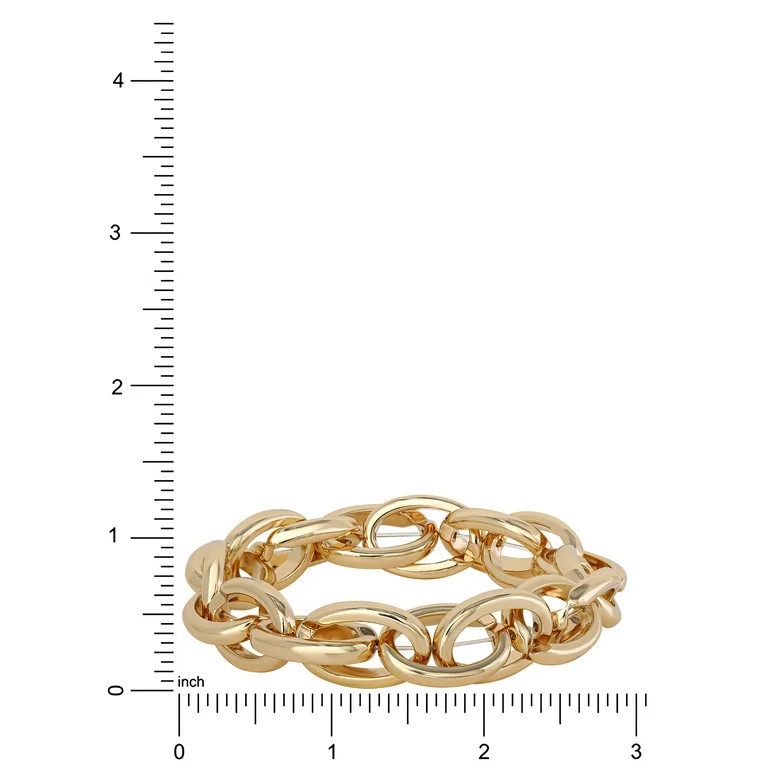 Jessica Simpson Women's Interlocking Link Bracelet | Walmart (US)