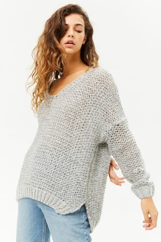 High-Low Open-Knit Top | Forever 21 (US)