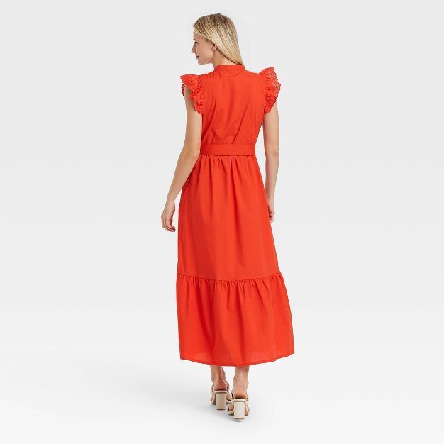 Women's Flutter Short Sleeve Dress - Who What Wear™ | Target