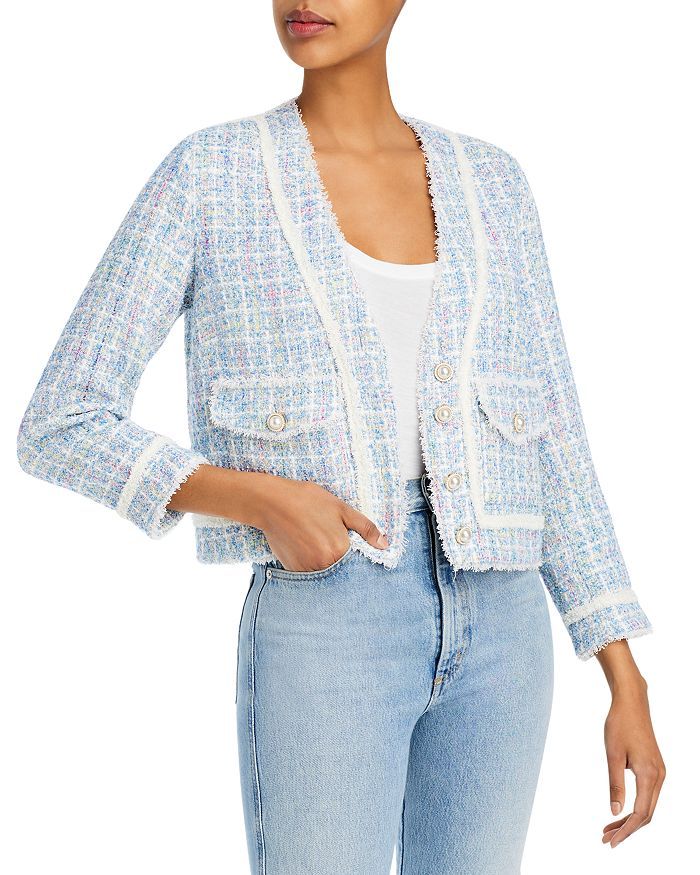 Cropped Tweed Jacket - 100% Exclusive | Bloomingdale's (US)