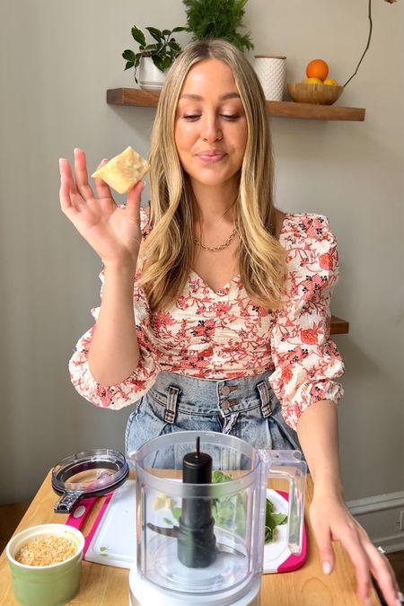 One of my fave spring shirts (can buy it or get it on rent the runway) also love this cordless food processor for everything from grating cheese to making sauces or hummus  

#LTKGiftGuide #LTKstyletip #LTKSeasonal