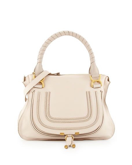 Marcie Medium Shoulder Bag, Cream | Neiman Marcus