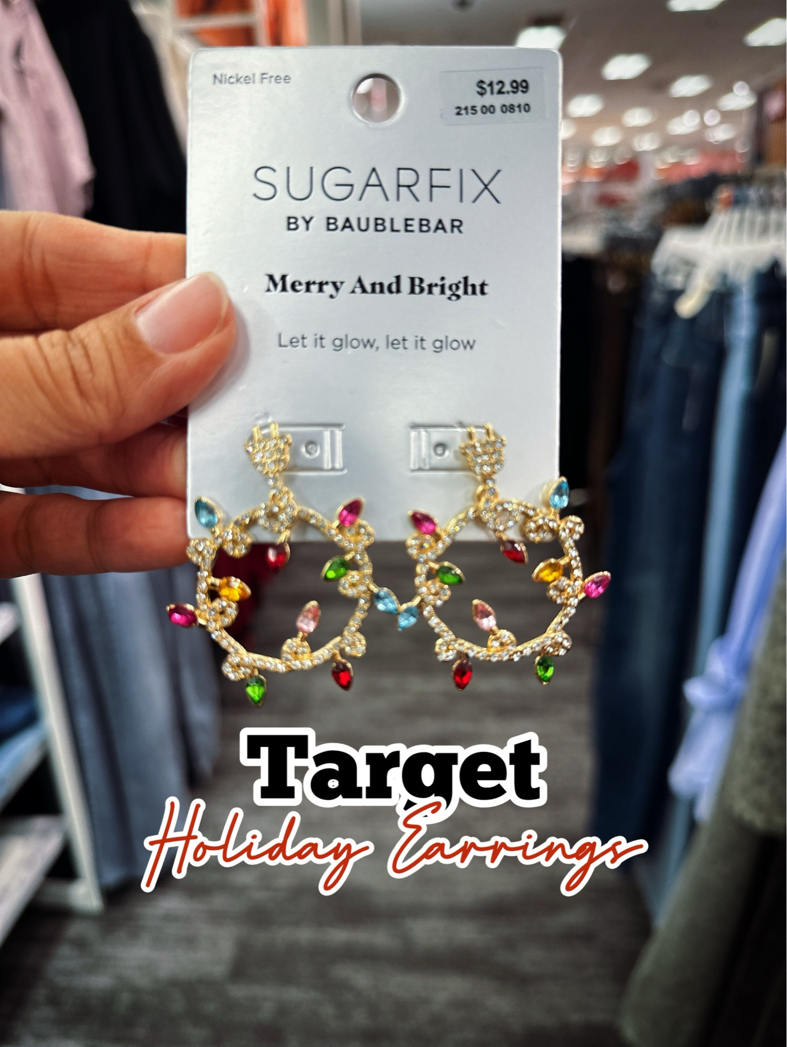 Holiday sparkle, but make it affordable! ✨ Loving these chic holiday earrings from Target—they’re perfect for adding a festive touch to any outfit! 🎄#HolidayStyle #TargetFinds 

Long earrings
Holiday sparkle
Party earrings
Holiday accessories 
Thanksgiving
Holiday party outfit
Christmas outfit
Target

#LTKHoliday #LTKGiftGuide #LTKCyberWeek