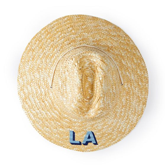 Monogram Mary Straw Hat | Mark and Graham