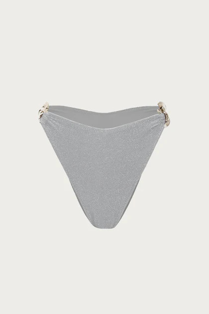 Silver Chain High Rise (Silver Shimmer Lurex) | SAME