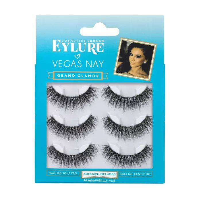 Eylure False Eyelashes Vegas Nay Grand Glamour - 3pr | Target