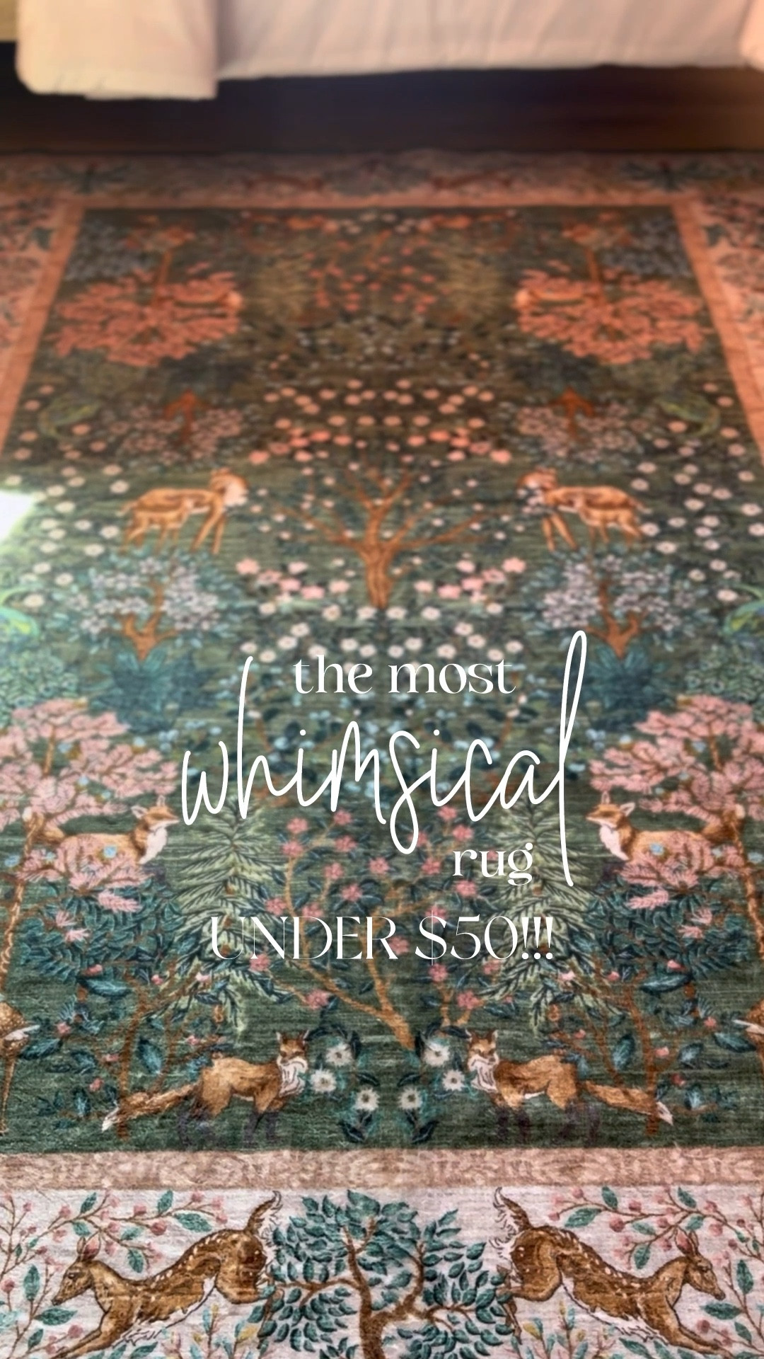 So in love with this rug that I had to make it into a reel! 🤩 First, it’s ADORABLE!!!! Second, it’s $48 in a 5x7 😱 AND it’s soooo soft!!! It’s obviously not necessarily a “Holiday” rug, but I thought it added a fun little festive, Wintry touch into our guestroom.
P.S. this is the GREEN one but FYI… their stock image is TERRIBLE and it’s not bright green like that. My video is true to color… there aren’t any filters or color edits on this!

#LTKSeasonal #LTKHome #LTKHoliday