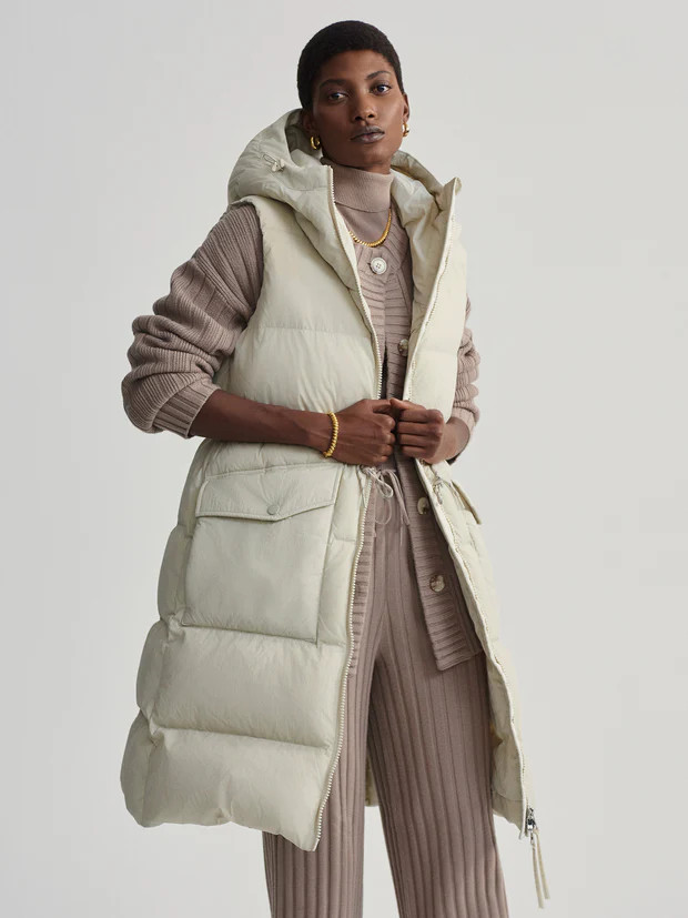 Irving Long Down Gilet | Varley US | Varley USA