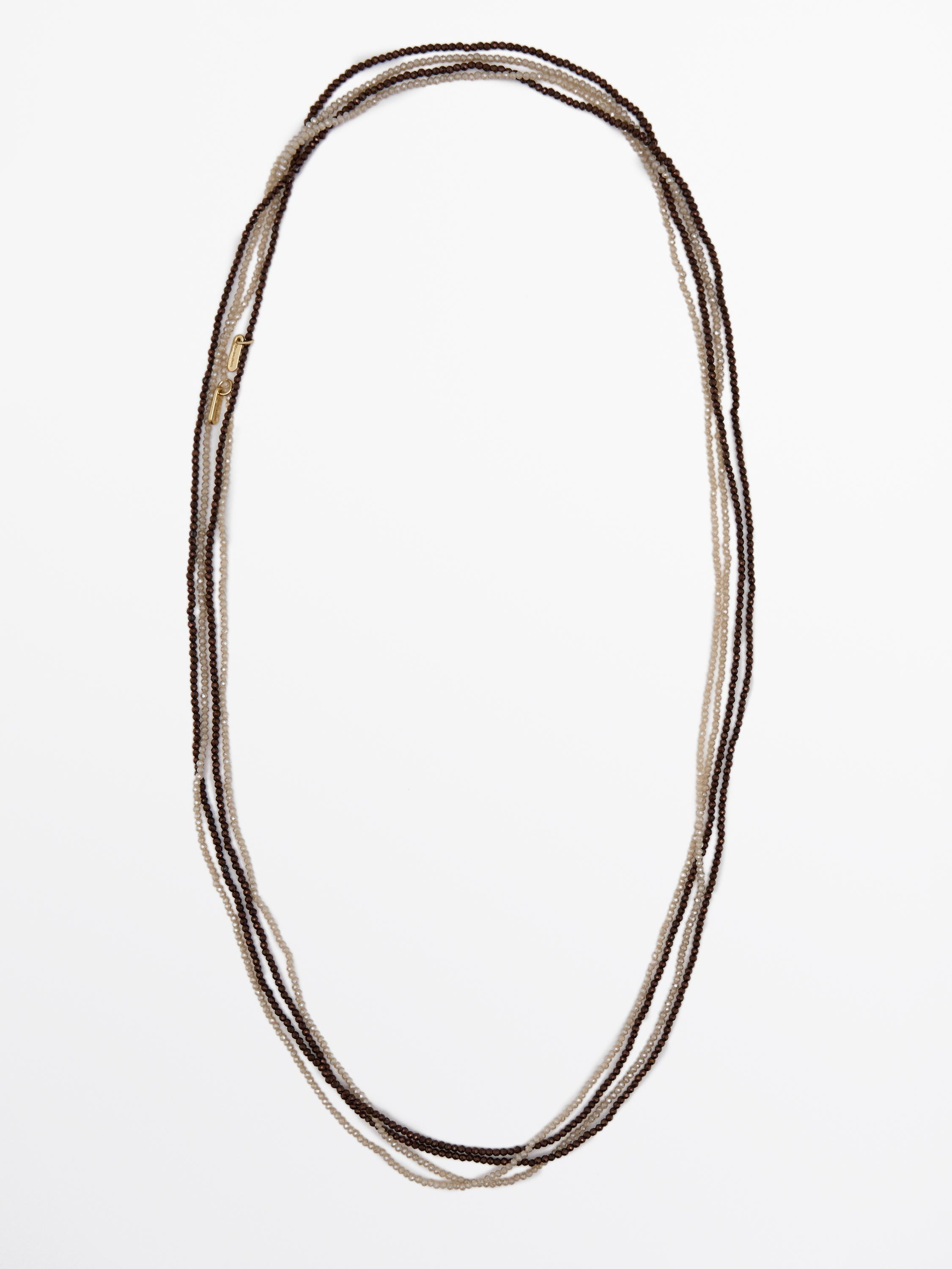 Three length options. Care instructions: Avoid water, perfumes and chemicals. Wipe with a soft cl... | Massimo Dutti US