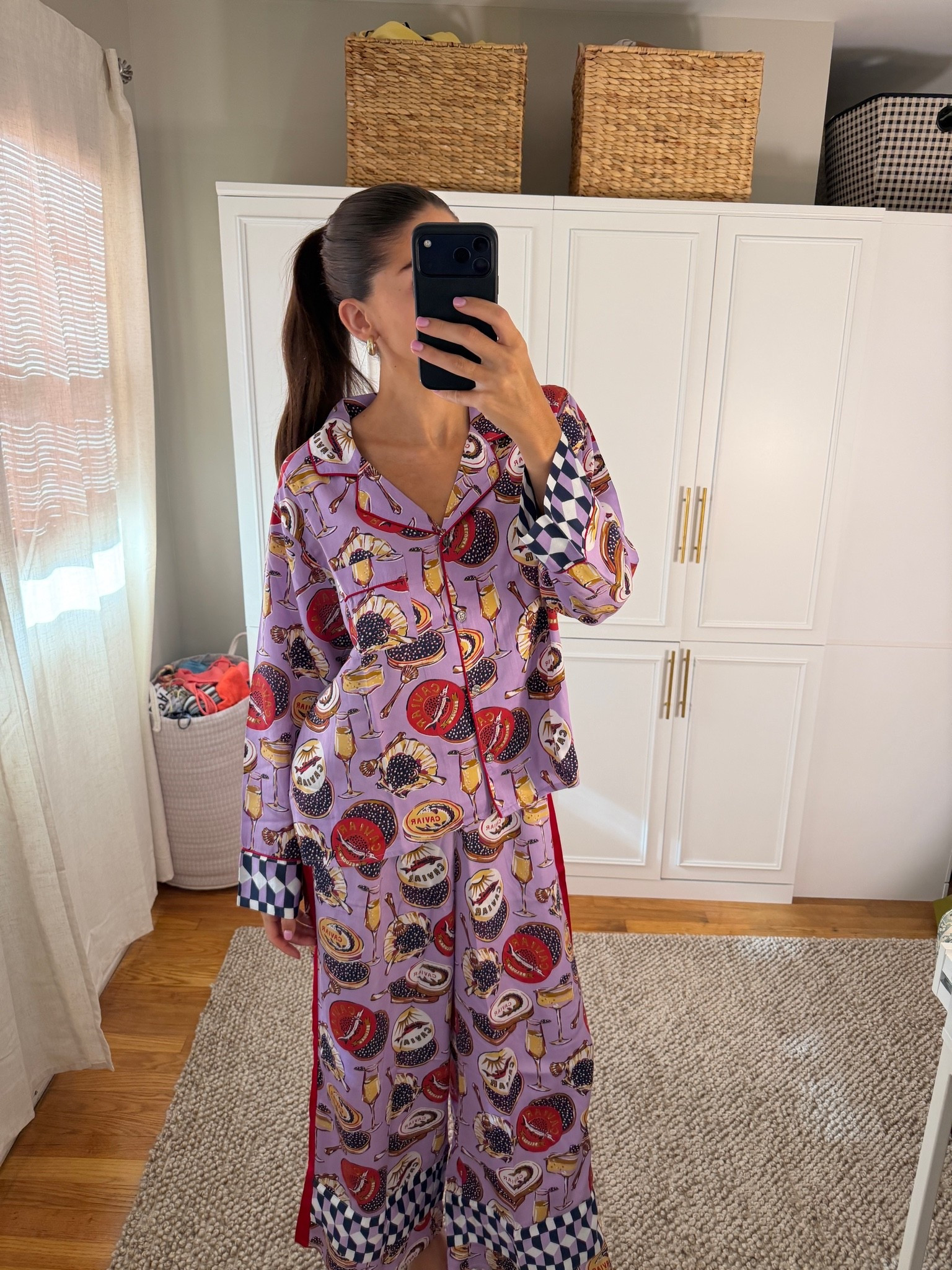 I love a pj set! Size M for an oversized feel ofc