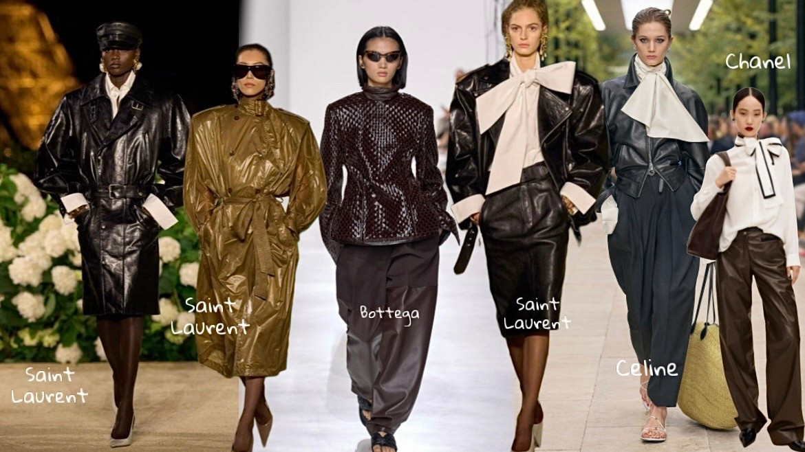 Fashion trends spring summer 2026
Leather & leather on leather 
