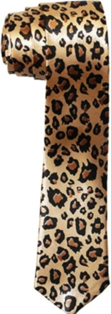 Leopard Animal Print Skinny Tie | Amazon (US)