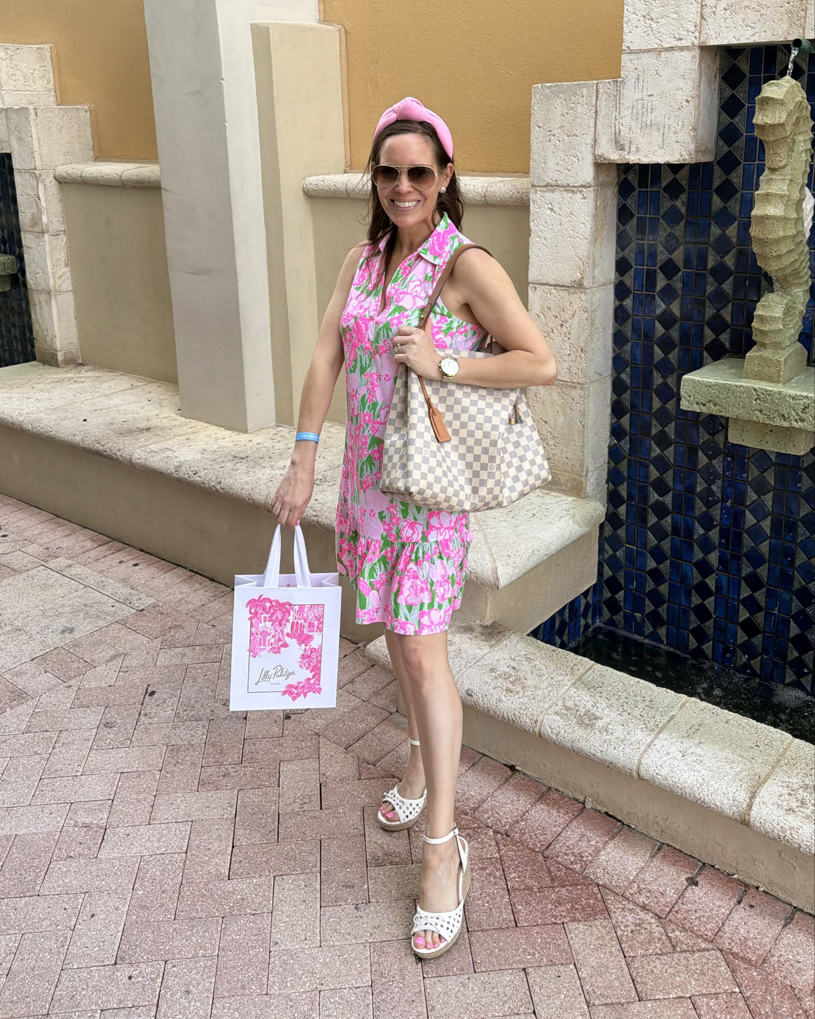 Matching Mommy & Me Lilly Pulitzer Coastal Look 💗🌴


The sweetest matching moment by the beach 💕🌊 Obsessed with this pink and green Lilly Pulitzer print for a sunny day at the resort! I’m wearing the Riegan dress and paired it with my go-to espadrille wedges and a pink headband for the perfect polished coastal look.

My mini is in the cutest matching dress with her little bow and sandals—such a fun mommy & me outfit for vacation, brunch, or spring/summer outings ☀️🌺

Bright, feminine, and so classic for a Florida day by the water! 💗🌴✨

pink and green dress, Lilly Pulitzer outfit, mommy and me matching outfits, coastal style, beach resort outfit, preppy summer style, feminine vacation look, espadrille wedges outfit, spring summer dresses, matching family outfits

#LTKBaby #LTKKids #LTKmomlife