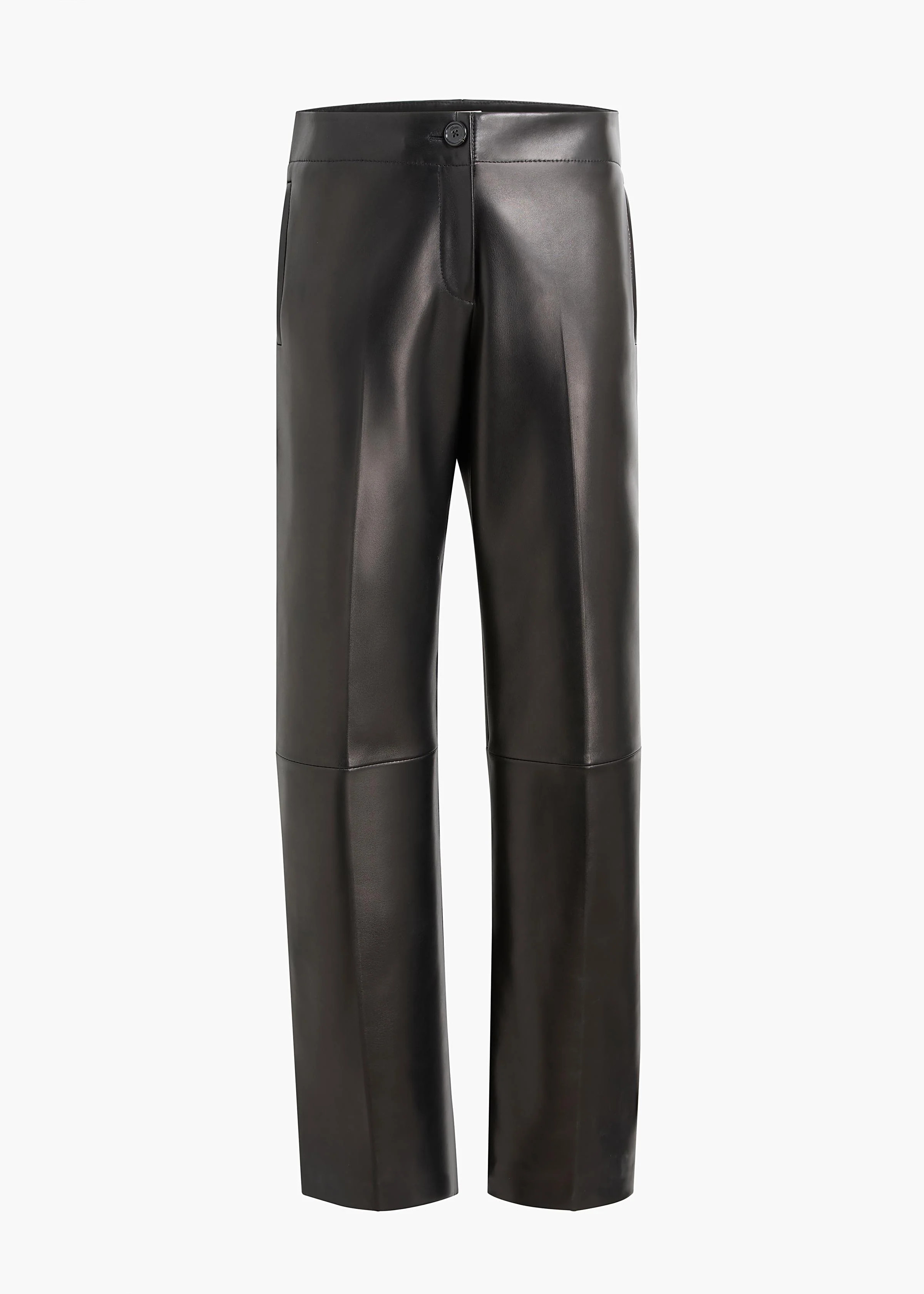 KHAITE - Mita Pant In Black Leather | Khaite
