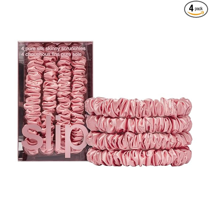 slip Skinny Scrunchies: Anti-Crease, Anti-Breakage Slipsilk™ Design Protects Delicate Hair | In... | Amazon (US)
