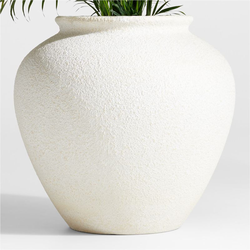 Ophelia Natural Extra-Large Planter + Reviews | Crate & Barrel | Crate & Barrel