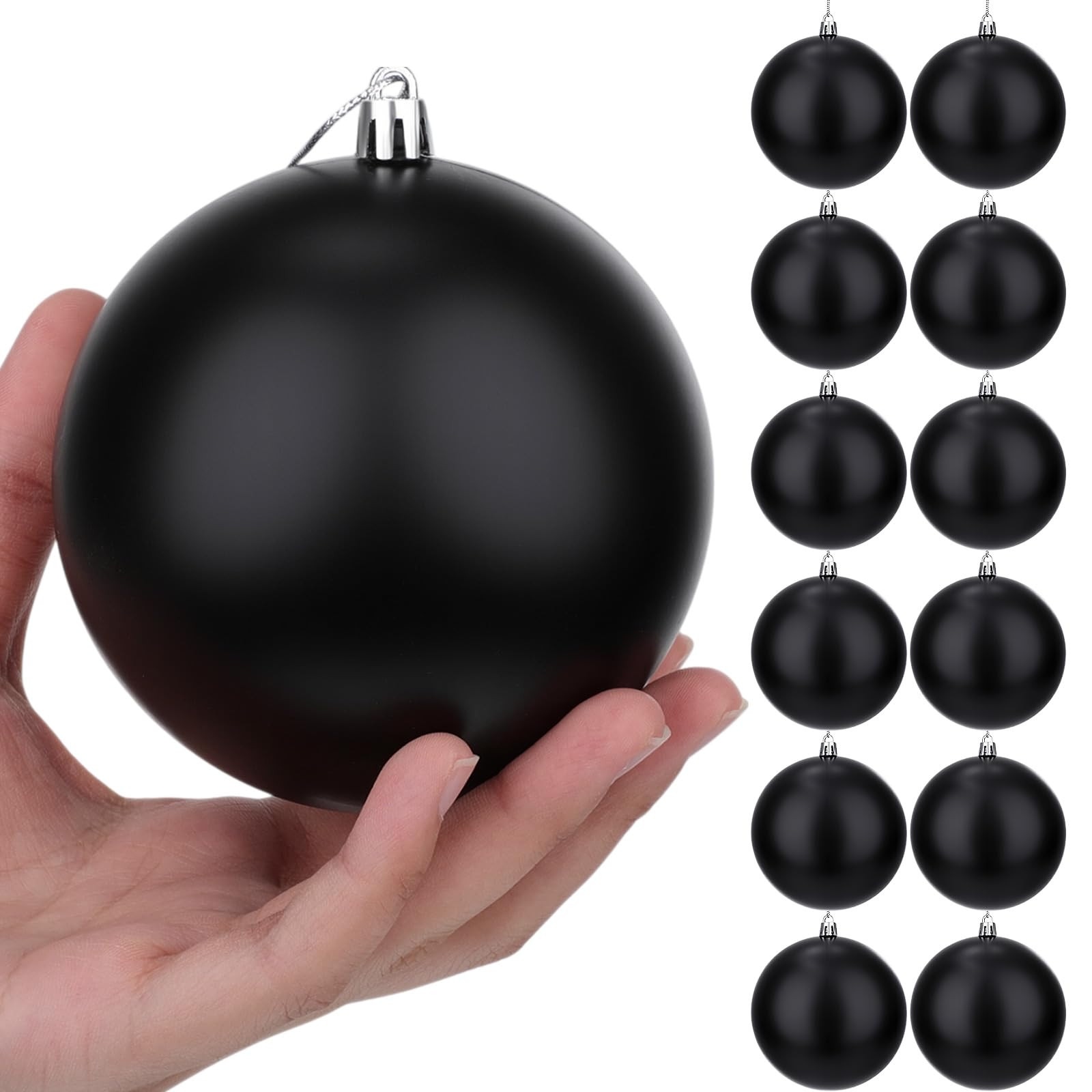 Zubebe 12 Pcs 4 Inch Christmas Balls Ornaments Large Christmas Tree Decorations Shatterproof Plas... | Amazon (US)