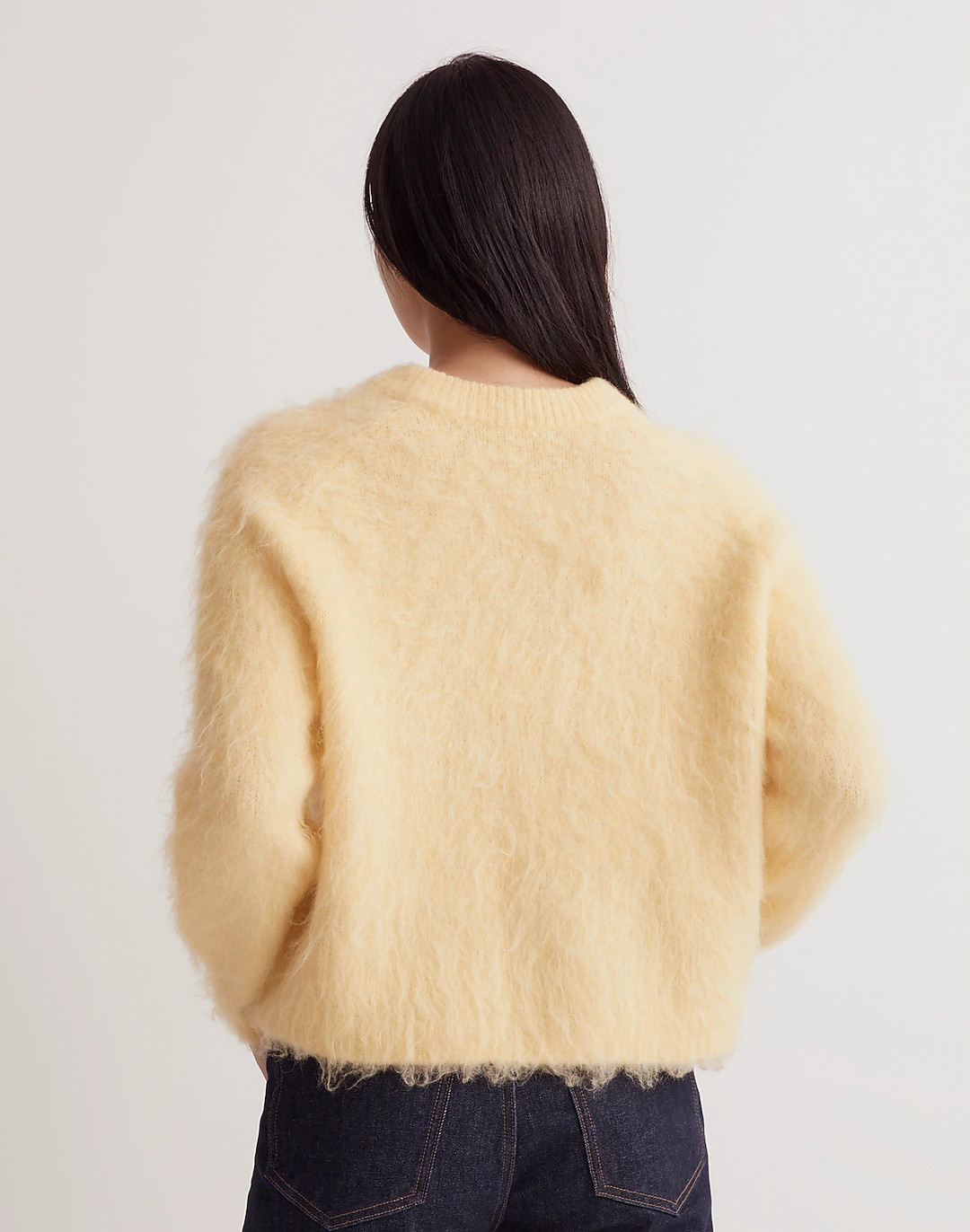 Brushed V-Neck Sweater | Madewell