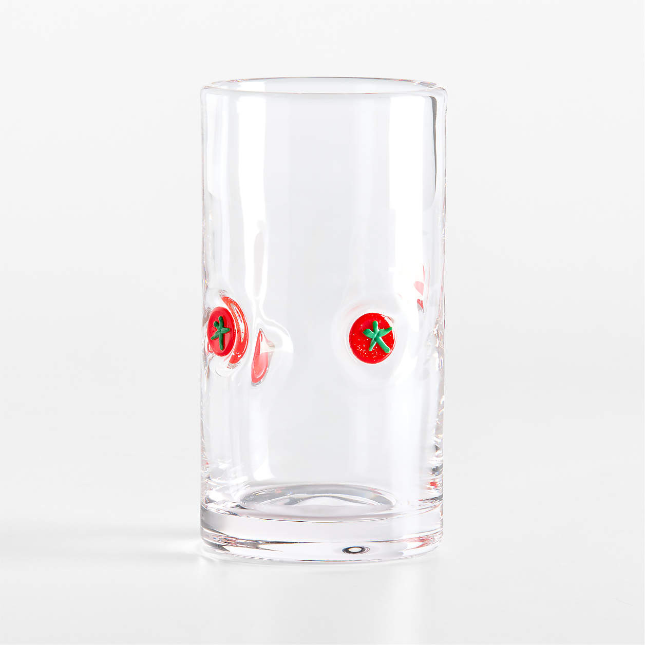 Tomato Icon 15.5-Oz. Highball Glass + Reviews | Crate & Barrel | Crate & Barrel