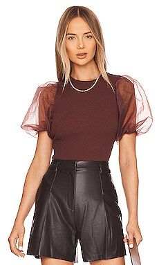 ASTR the Label Rosamund Top in Brown from Revolve.com | Revolve Clothing (Global)