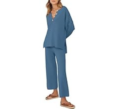 ANRABESS Women 2 Piece Outfits Oversized Knit Loungewear Loose Slouchy Sweater Set 2023 Fall Tren... | Amazon (US)