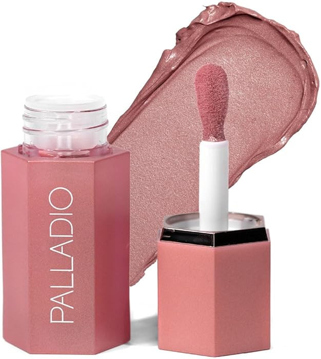 Palladio Liquid Blush for Cheeks & Lips 2-in-1 Makeup Face Blush, Weightless Cream Formula, Smudg... | Amazon (US)