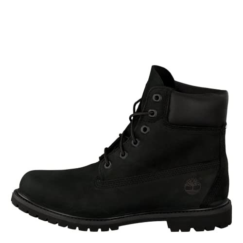 Timberland Women's 6" Premium Boot, Black Nubuck, 41.5 EU/10 W US | Amazon (US)