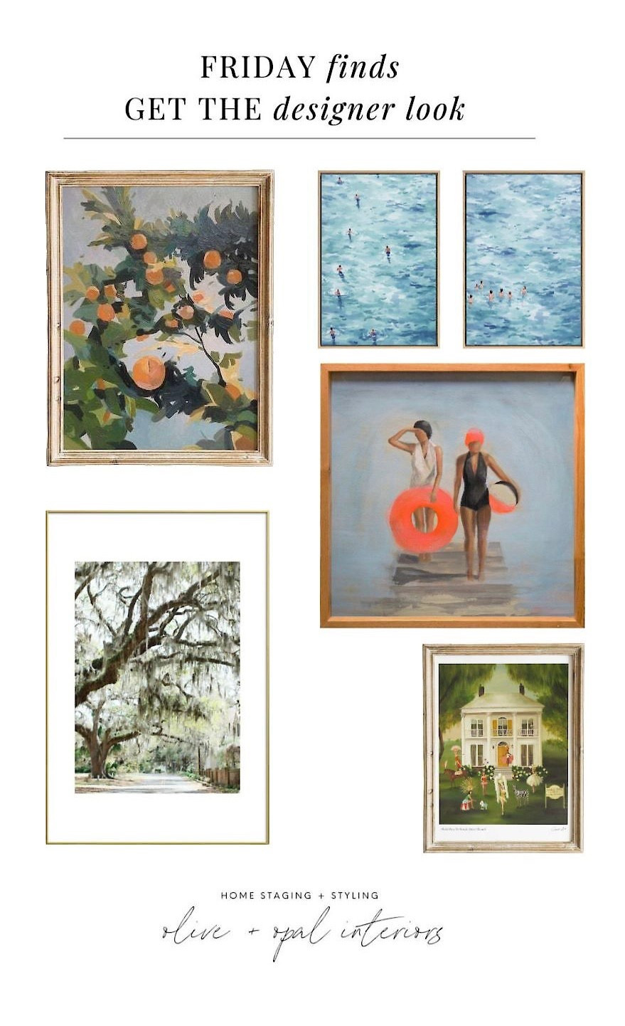 Inserting some fun summery artwork into your home as you transition into all things sun + water + vacations! 

#LTKHome #LTKSeasonal #LTKFindsUnder100