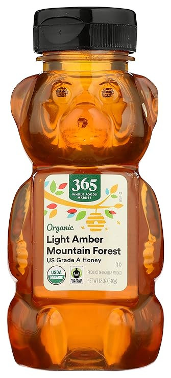 365 by Whole Foods Market, Honey Mountain Forest Light Amber Organic, 12 Ounce | Amazon (US)