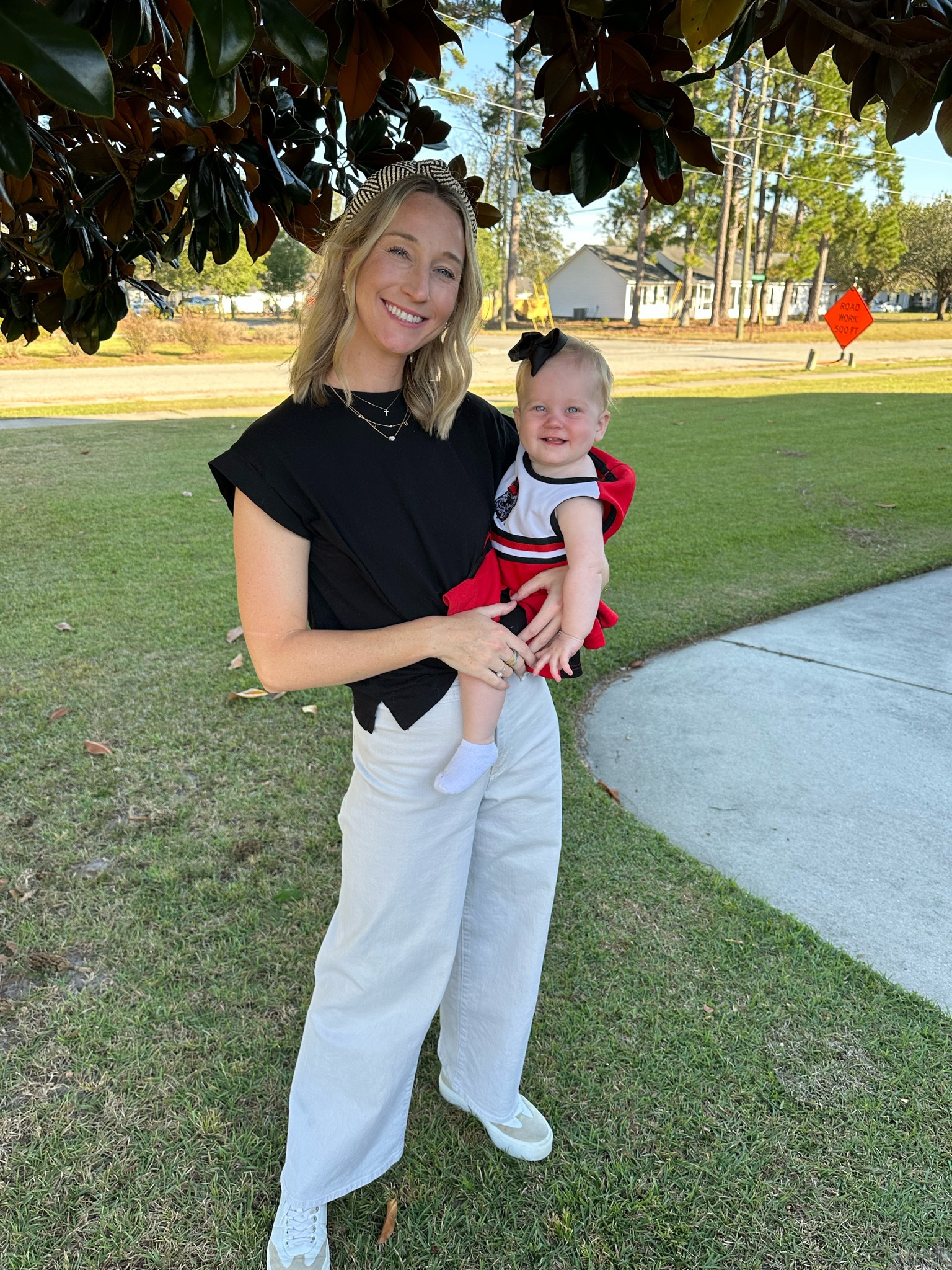 Matching with my girl ❤️🖤🤍 

#LTKKids #LTKBaby #LTKFamily