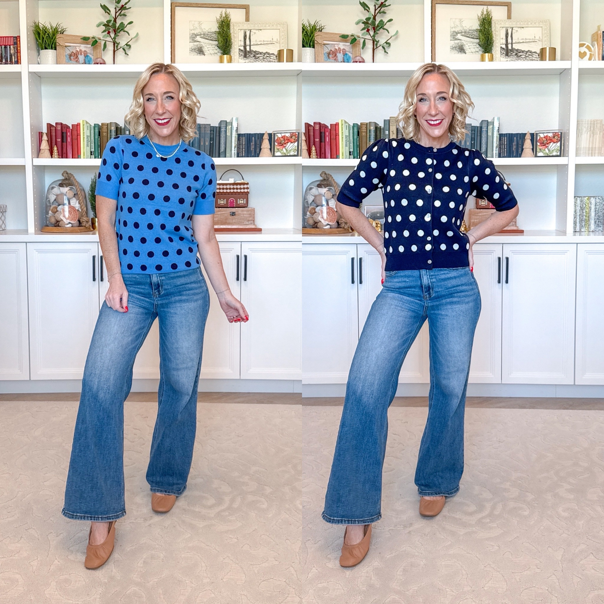 Walmart - new arrivals 

Cardigan Sweater w/ Short Puff Sleeves - size XS. $22. 2 colors. 

Cozy Yarn Shrunken Sweater Tee w/ Short Sleeves - size XS. $16. 2 colors. *Wide Leg Jeans - size 25.

 

#LTKFindsUnder50 #LTKOver40 #LTKSeasonal