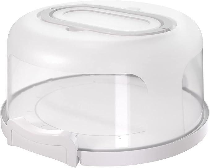 Top Shelf Elements Round Cake Carrier Two Sided Holder Serves as Five Section Serving Tray, Porta... | Amazon (US)