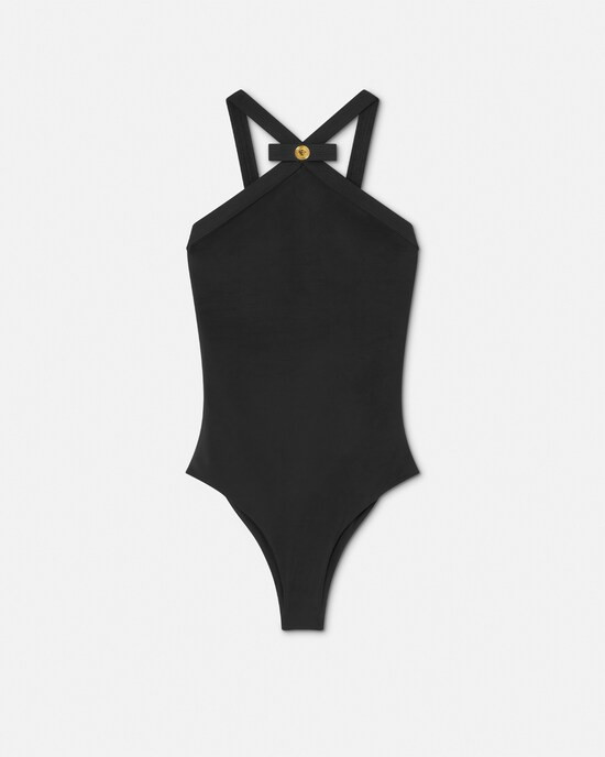 Gianni Ribbon One-Piece Swimsuit | Versace (US)