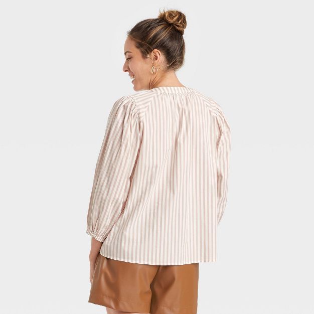 Women's Puff 3/4 Sleeve Blouse - A New Day™ | Target