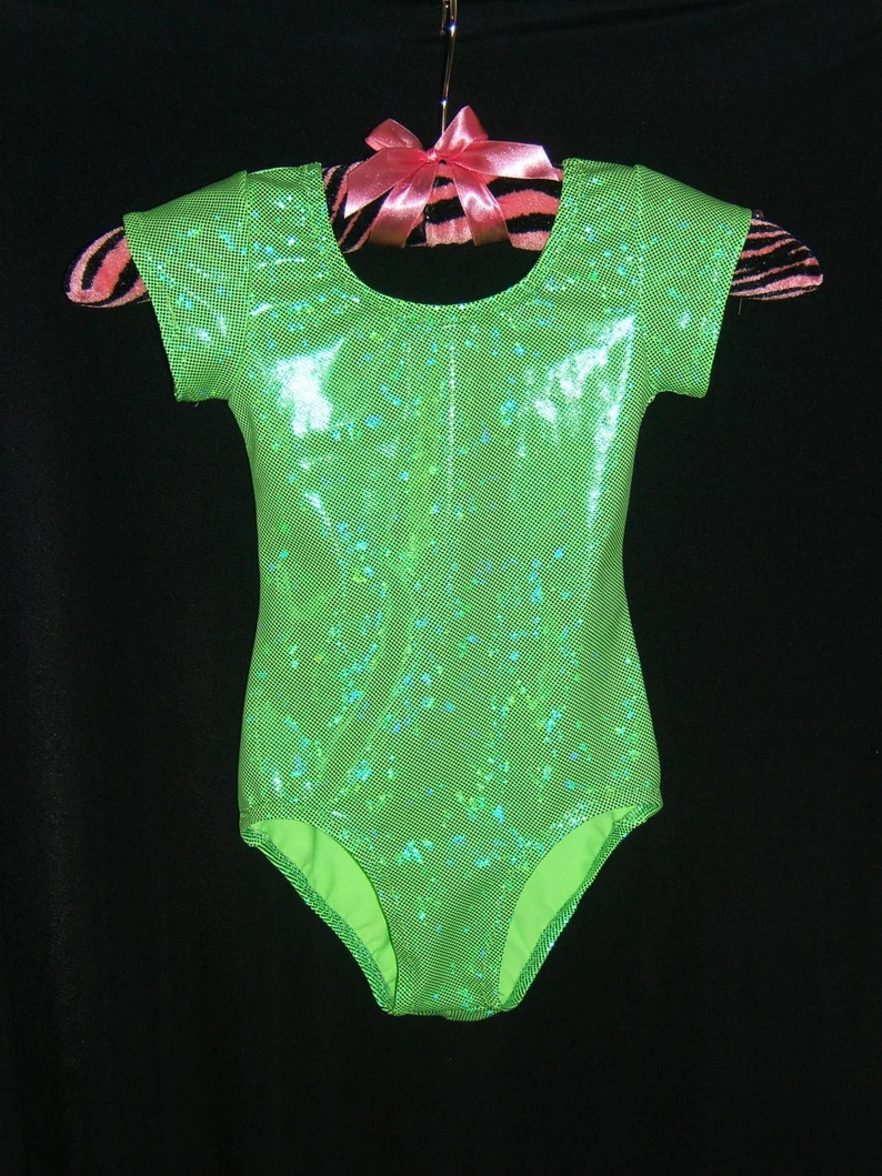 Ready to Ship Size 12 Children's Leotard, Dancewear, Swimwear, Ballet Costume Tinkerbell Short Sl... | Etsy (US)