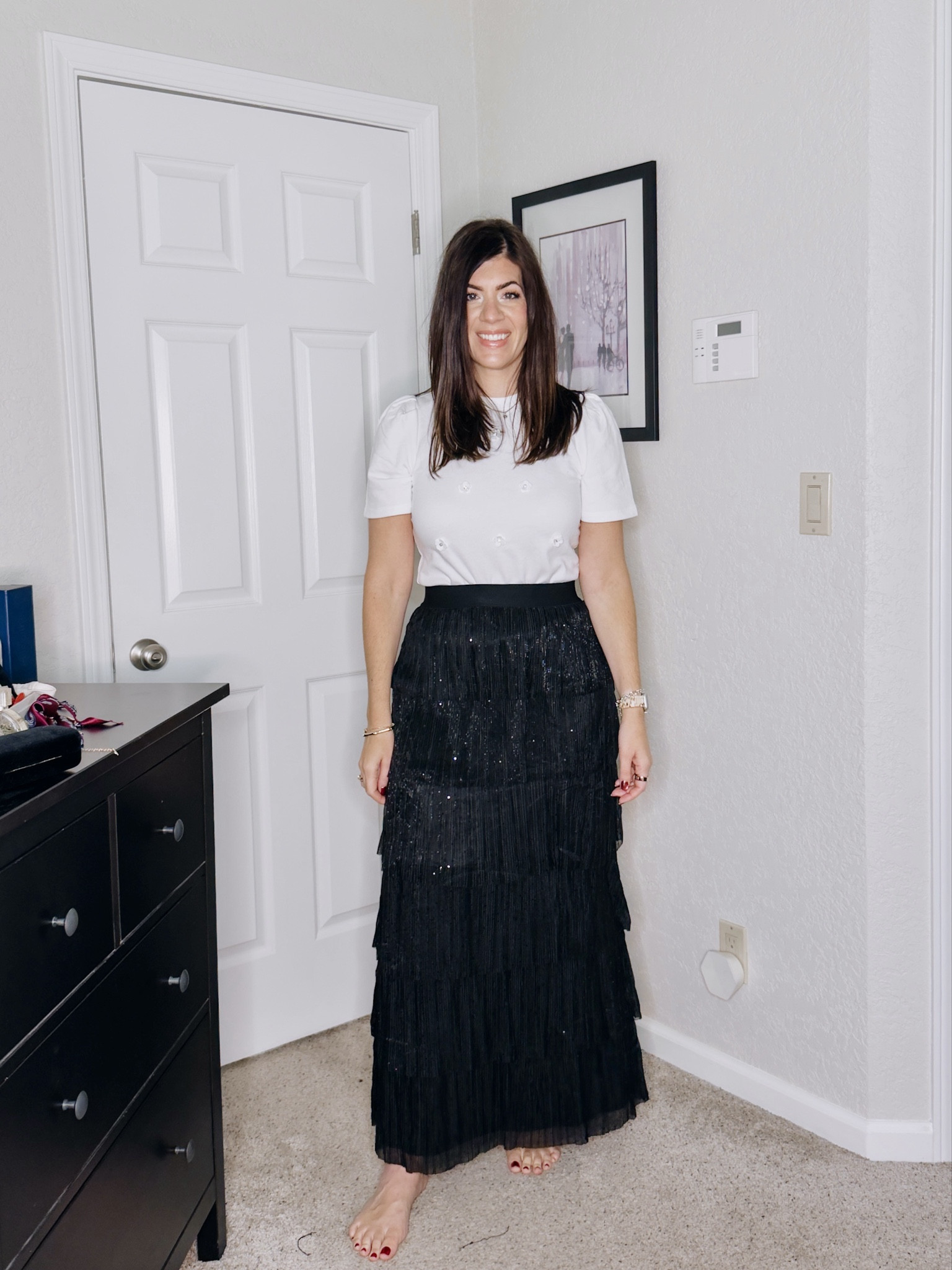 In a medium embellished tee and medium tiered skirt


#LTKSaleAlert #LTKMidsize #LTKOver40