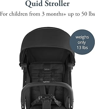 Inglesina Quid Stroller, Onyx Black - Compact, Airplane Travel Stroller for Babies & Toddlers 3 M... | Amazon (US)