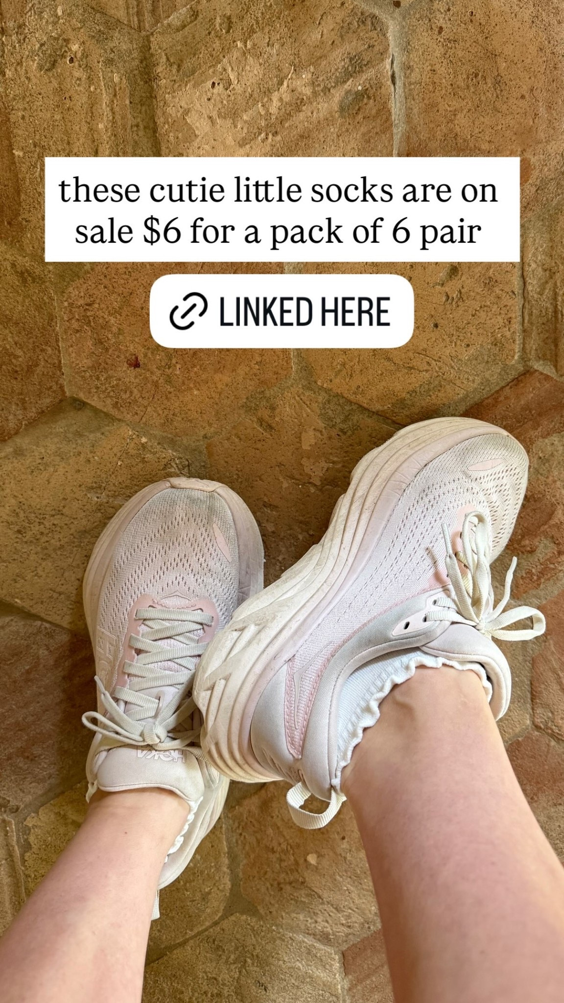 these cutie little socks are on sale $6 for a pack of 6 pair