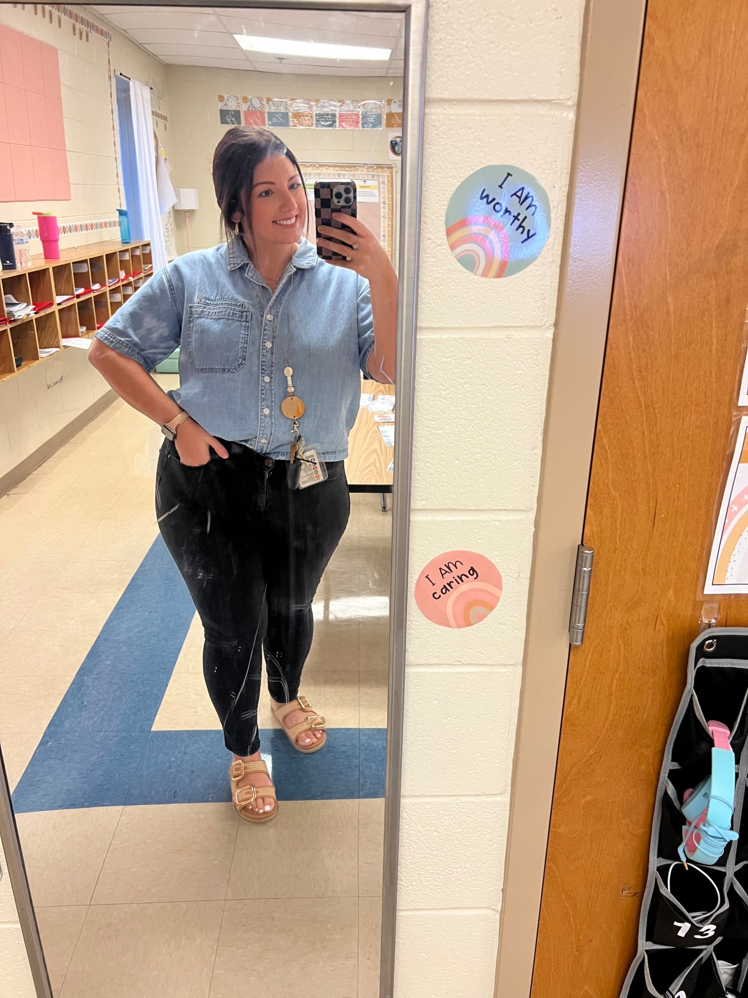 Transitional summer to fall OOTD 
#teacheroutfits 

#LTKMidsize