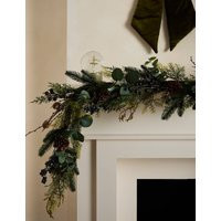 M&S 6ft Winter Berry Garland Green Mix | Marks & Spencer (UK)