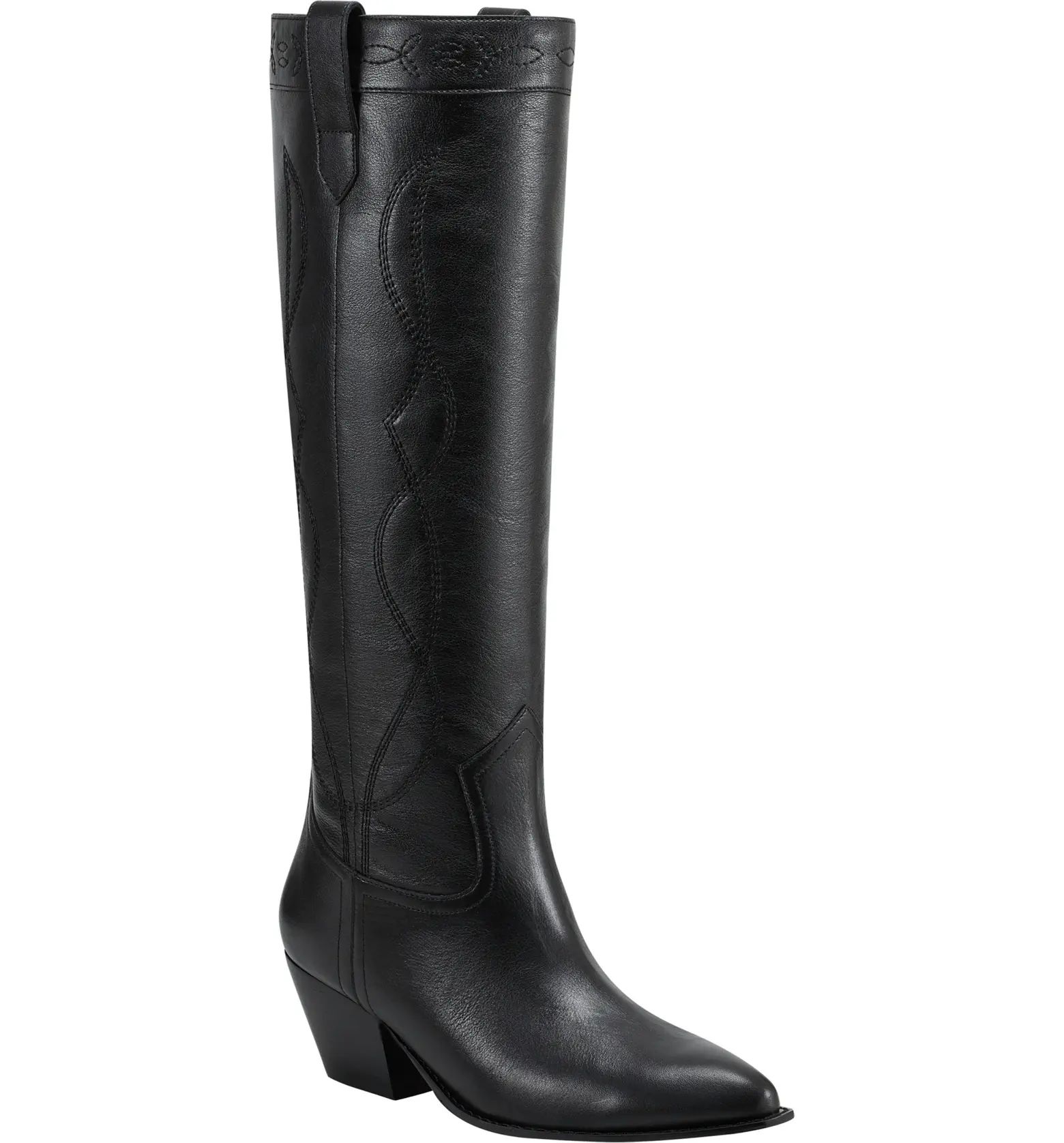 Edania Pointed Toe Knee High Boot (Women) | Nordstrom