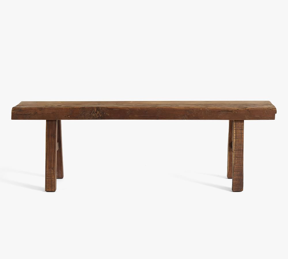 Rustic Reclaimed Wood Bench | Pottery Barn (US)