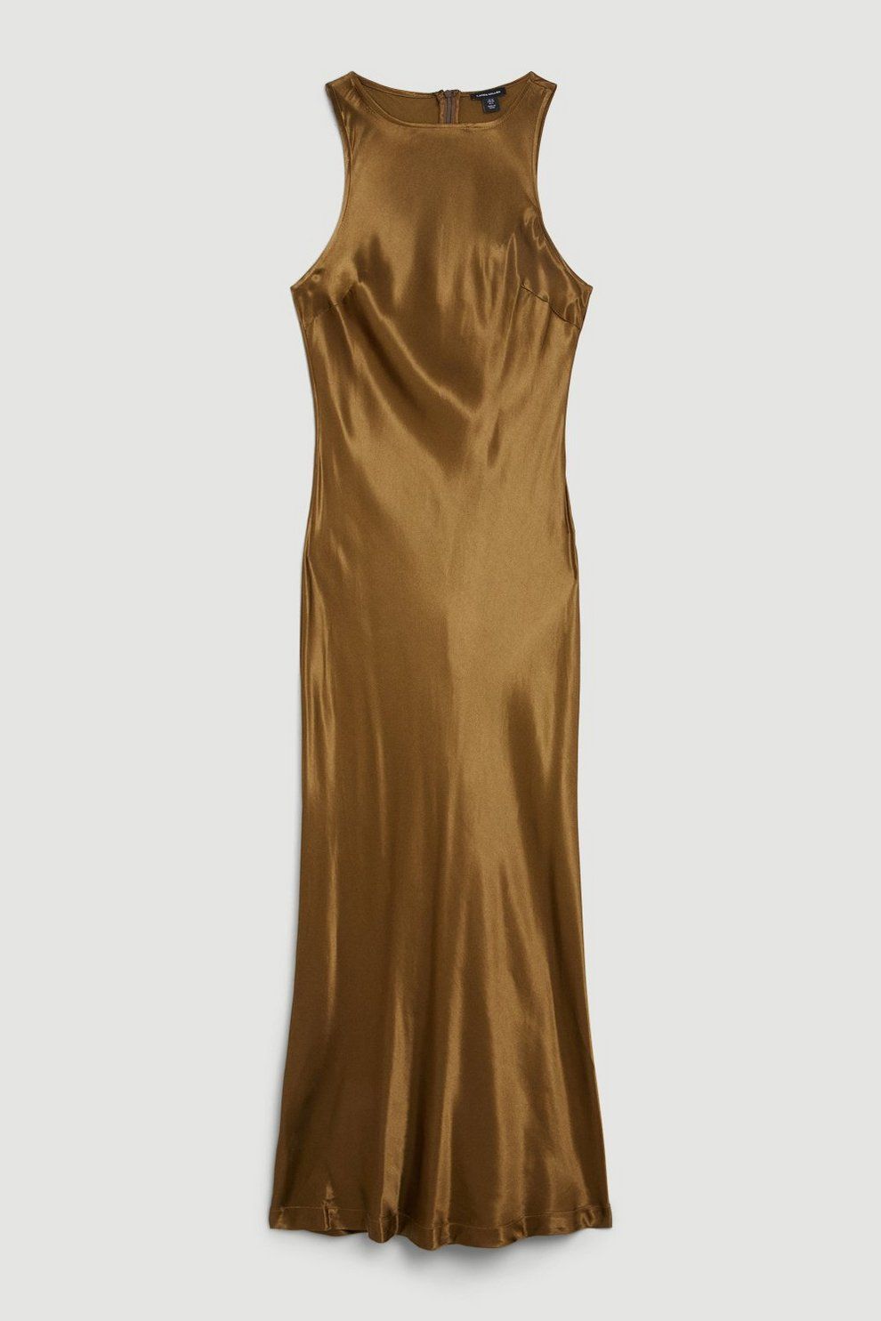 Satin Woven Column Maxi Dress | Karen Millen UK + IE + DE + NL