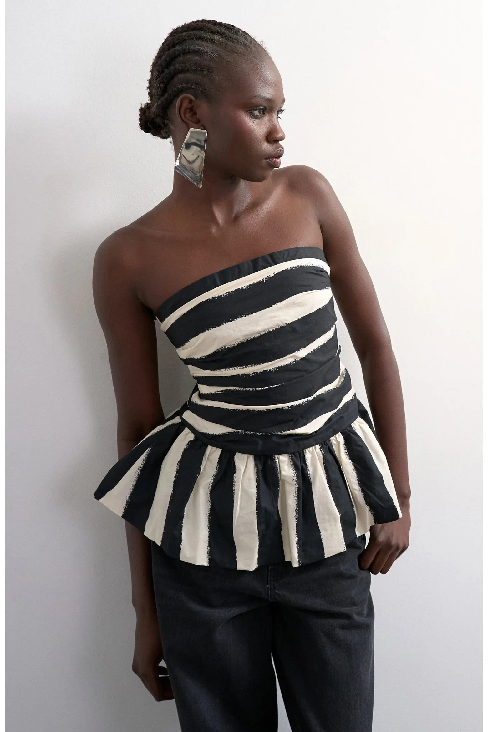 Gathered Strapless Peplum Top (Women) | Nordstrom | Nordstrom