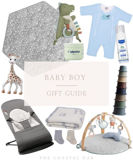 Gift guide for a baby boy with play mats, teething toys, bath necessities, and cozy finds!#LTKGiftGuide 

#LTKkids #LTKGiftGuide #LTKHoliday