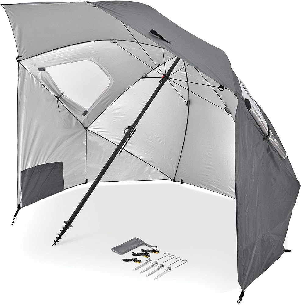 Sport-Brella Premiere XL UPF 50+ Umbrella Shelter for Sun and Rain Protection (9-Foot) | Amazon (US)